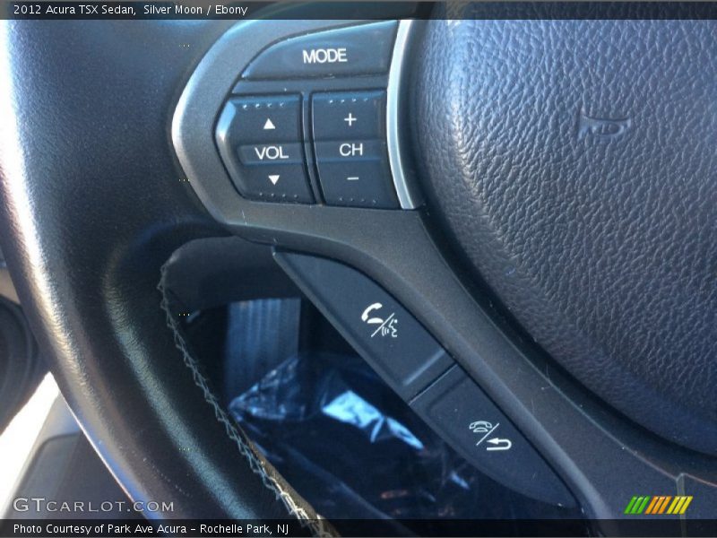Silver Moon / Ebony 2012 Acura TSX Sedan