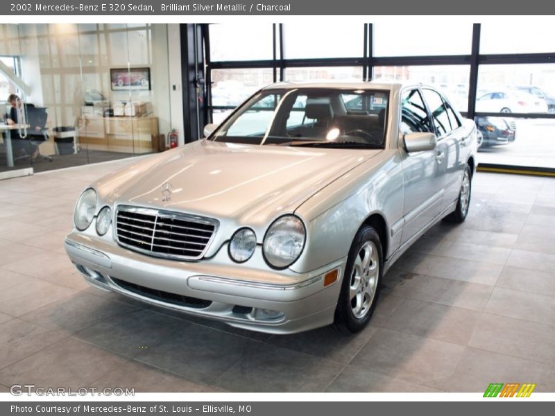 Brilliant Silver Metallic / Charcoal 2002 Mercedes-Benz E 320 Sedan