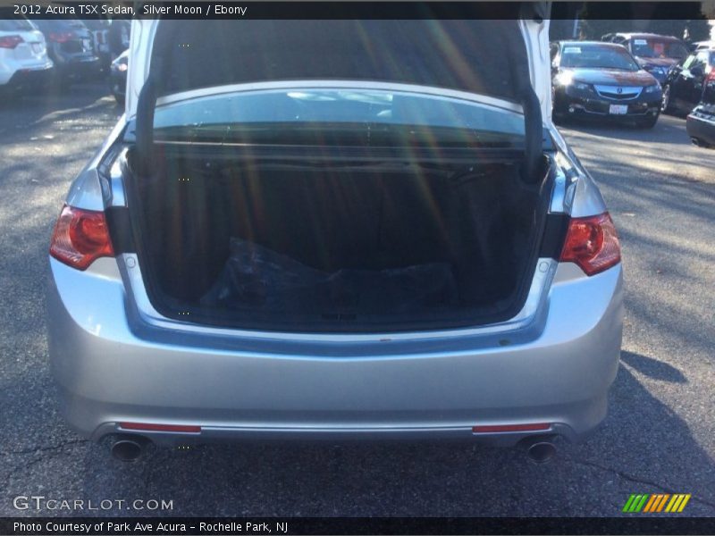 Silver Moon / Ebony 2012 Acura TSX Sedan