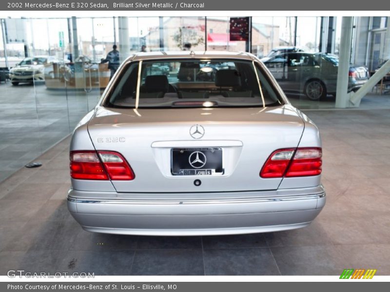 Brilliant Silver Metallic / Charcoal 2002 Mercedes-Benz E 320 Sedan