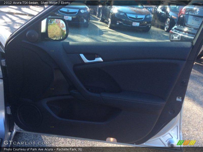 Silver Moon / Ebony 2012 Acura TSX Sedan