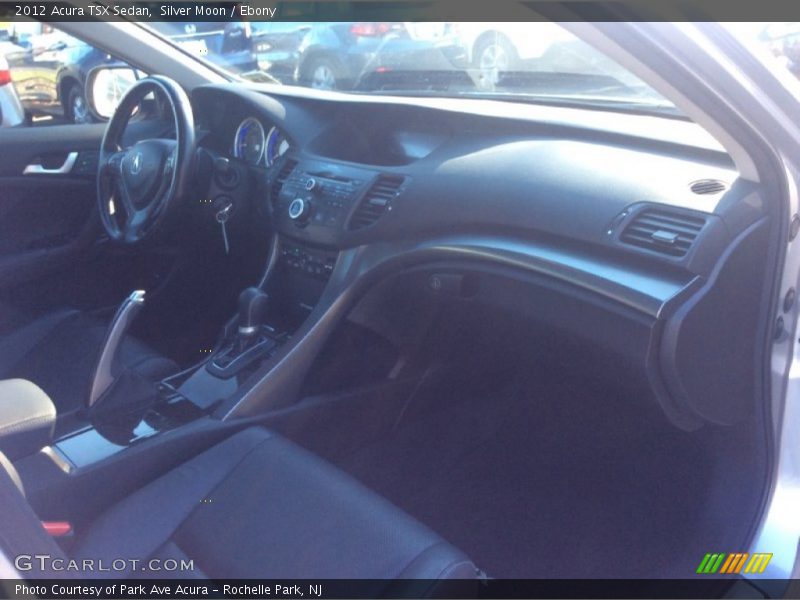 Silver Moon / Ebony 2012 Acura TSX Sedan