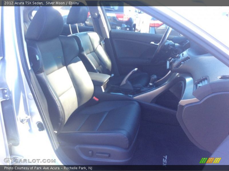 Silver Moon / Ebony 2012 Acura TSX Sedan