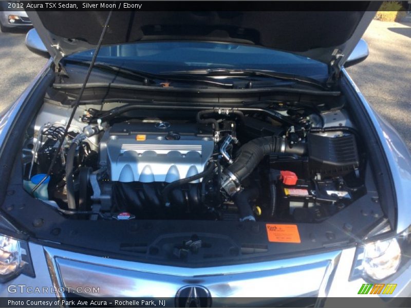 Silver Moon / Ebony 2012 Acura TSX Sedan