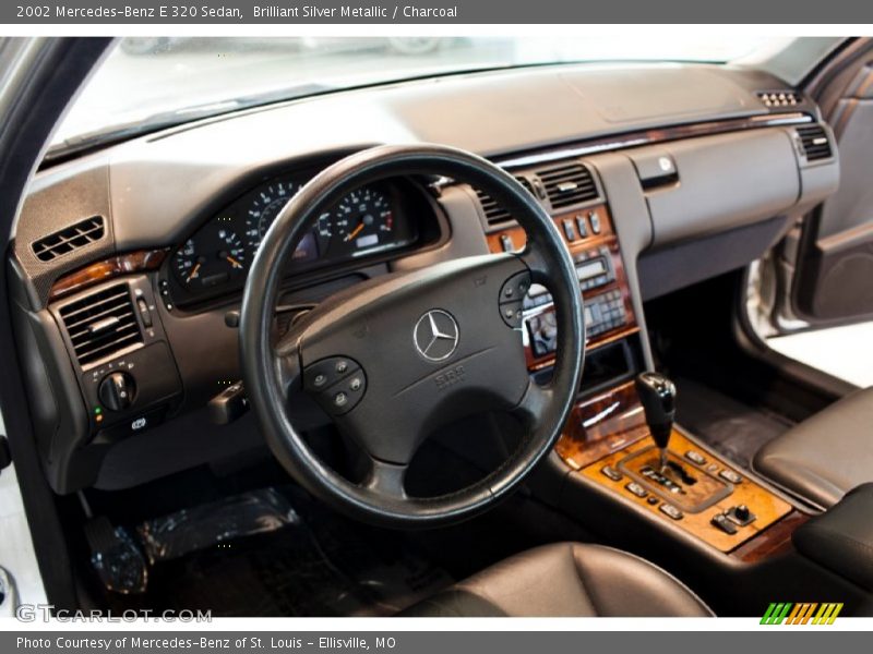 Brilliant Silver Metallic / Charcoal 2002 Mercedes-Benz E 320 Sedan