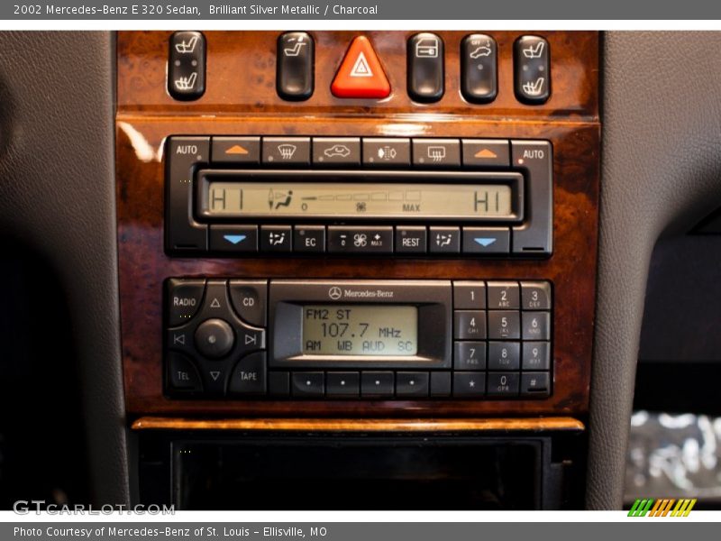 Brilliant Silver Metallic / Charcoal 2002 Mercedes-Benz E 320 Sedan