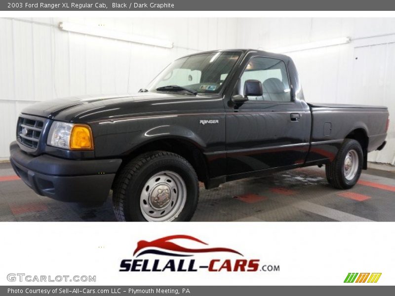 Black / Dark Graphite 2003 Ford Ranger XL Regular Cab