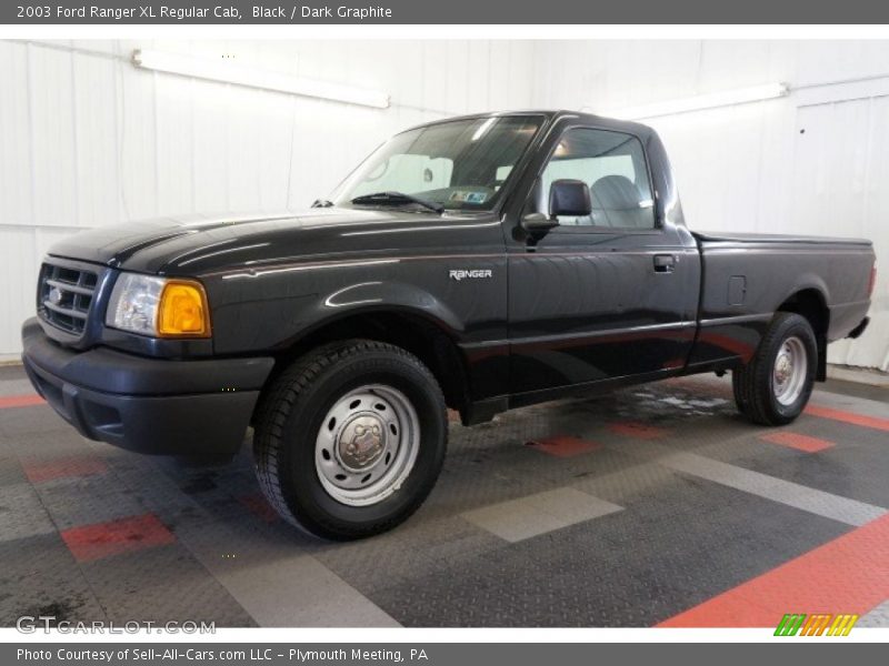 Black / Dark Graphite 2003 Ford Ranger XL Regular Cab