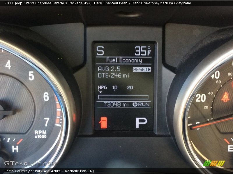 Dark Charcoal Pearl / Dark Graystone/Medium Graystone 2011 Jeep Grand Cherokee Laredo X Package 4x4