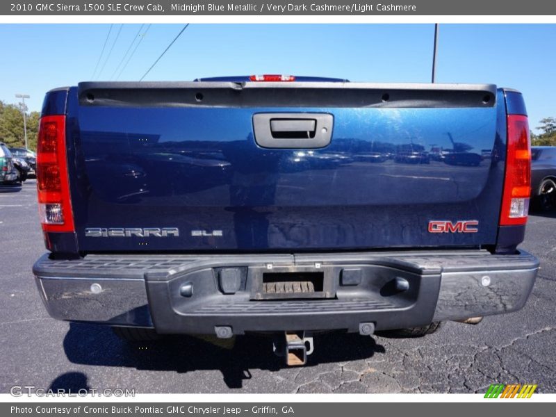 Midnight Blue Metallic / Very Dark Cashmere/Light Cashmere 2010 GMC Sierra 1500 SLE Crew Cab