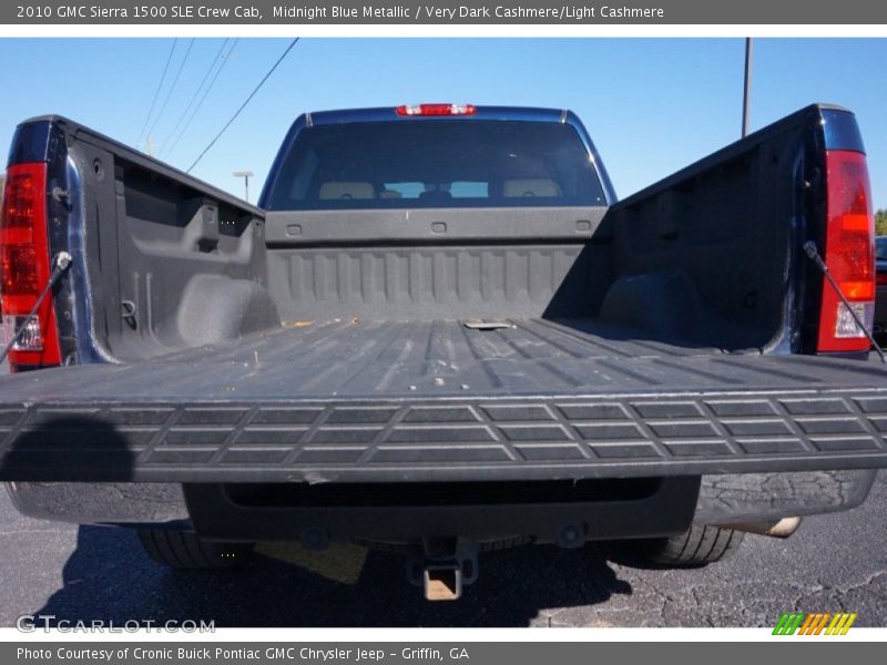 Midnight Blue Metallic / Very Dark Cashmere/Light Cashmere 2010 GMC Sierra 1500 SLE Crew Cab