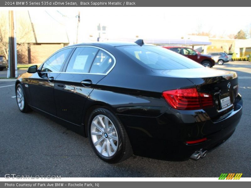 Black Sapphire Metallic / Black 2014 BMW 5 Series 535d xDrive Sedan