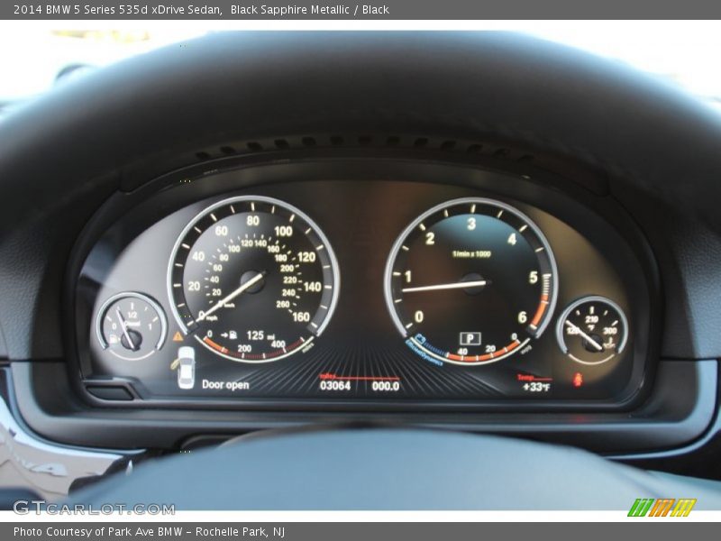 Black Sapphire Metallic / Black 2014 BMW 5 Series 535d xDrive Sedan