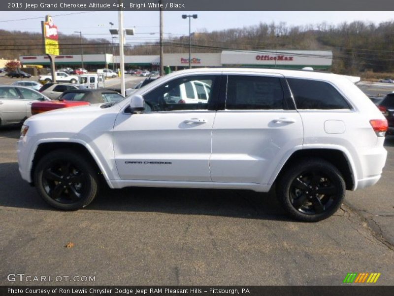Bright White / Black 2015 Jeep Grand Cherokee Altitude 4x4
