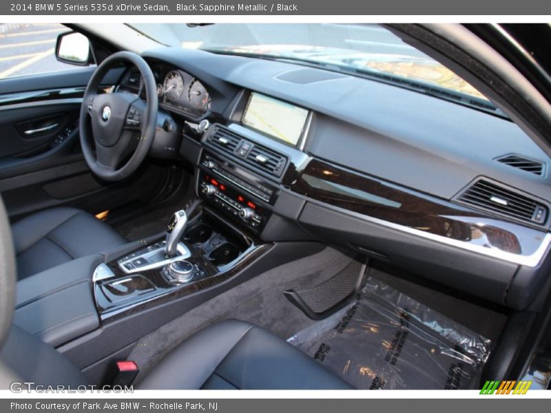 Black Sapphire Metallic / Black 2014 BMW 5 Series 535d xDrive Sedan