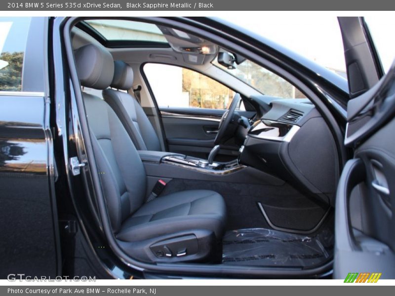 Black Sapphire Metallic / Black 2014 BMW 5 Series 535d xDrive Sedan