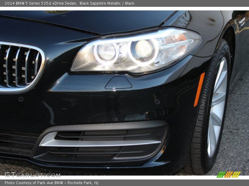 Black Sapphire Metallic / Black 2014 BMW 5 Series 535d xDrive Sedan