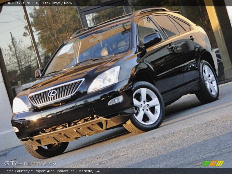Black Onyx / Ivory 2007 Lexus RX 350
