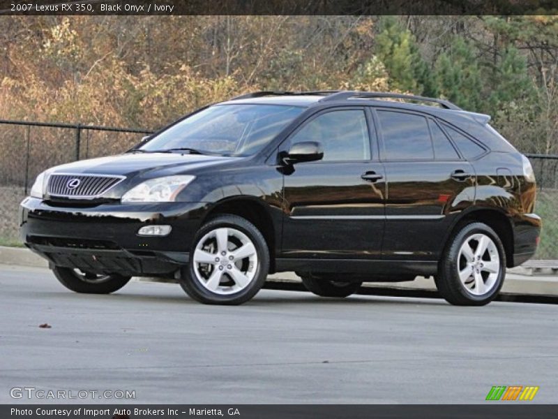 Black Onyx / Ivory 2007 Lexus RX 350