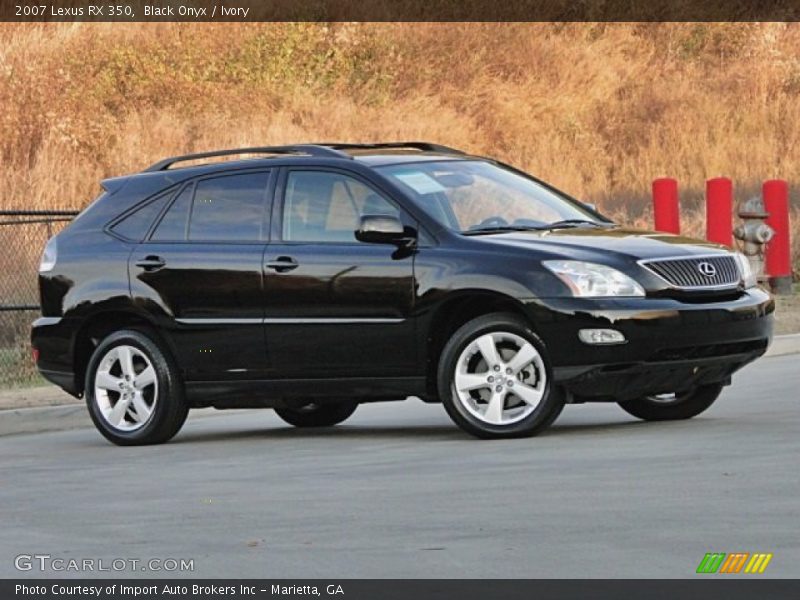 Black Onyx / Ivory 2007 Lexus RX 350