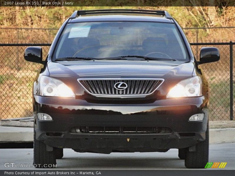 Black Onyx / Ivory 2007 Lexus RX 350