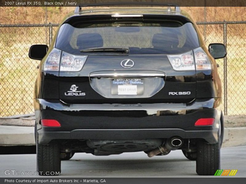 Black Onyx / Ivory 2007 Lexus RX 350
