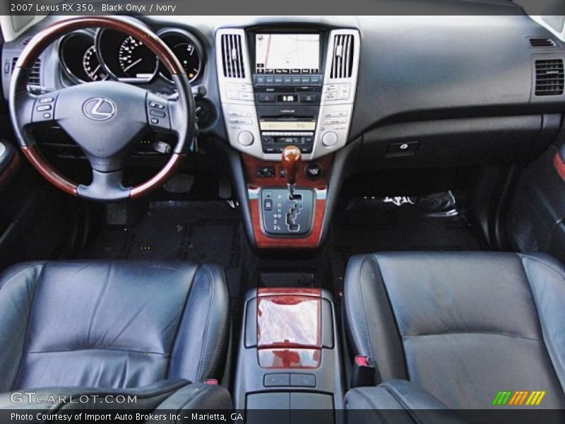 Black Onyx / Ivory 2007 Lexus RX 350