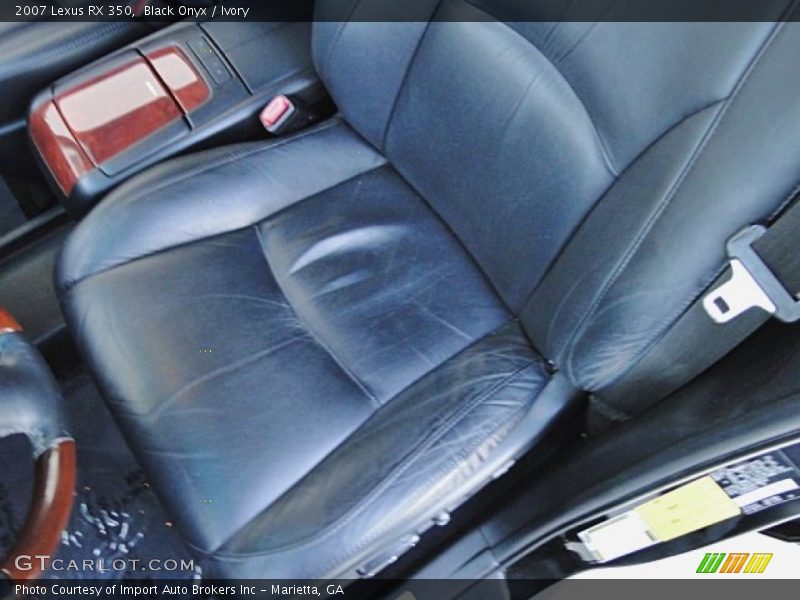 Black Onyx / Ivory 2007 Lexus RX 350