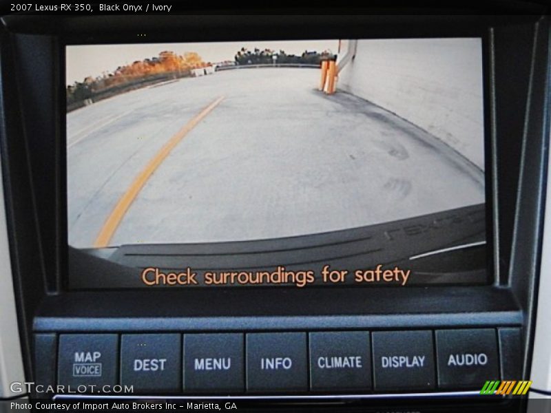 Black Onyx / Ivory 2007 Lexus RX 350