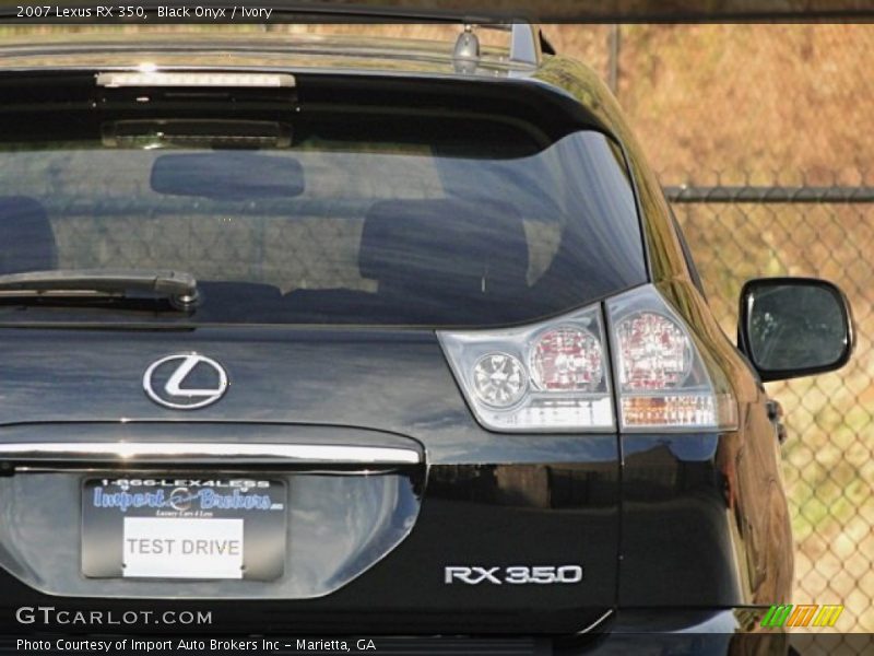 Black Onyx / Ivory 2007 Lexus RX 350