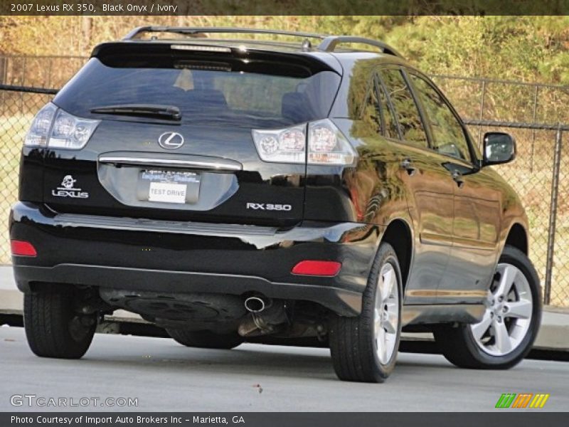 Black Onyx / Ivory 2007 Lexus RX 350