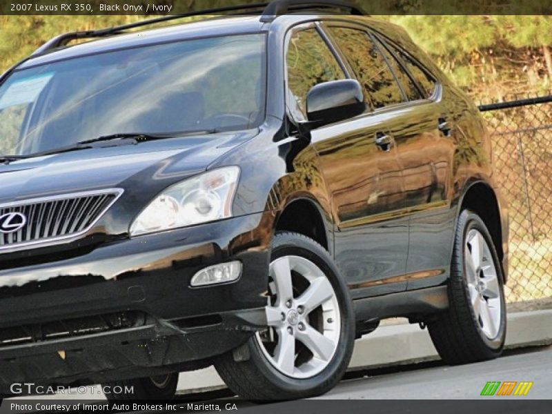 Black Onyx / Ivory 2007 Lexus RX 350