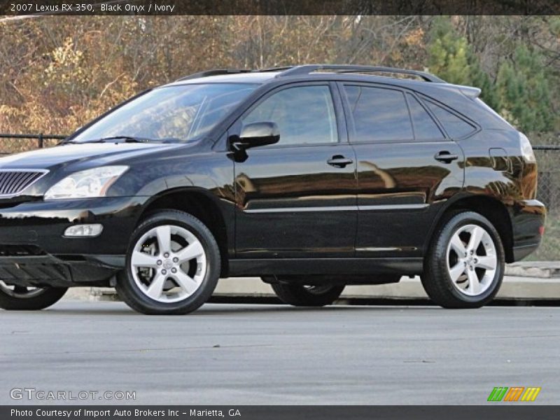 Black Onyx / Ivory 2007 Lexus RX 350