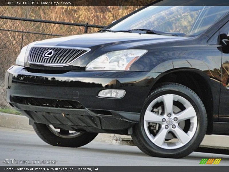 Black Onyx / Ivory 2007 Lexus RX 350