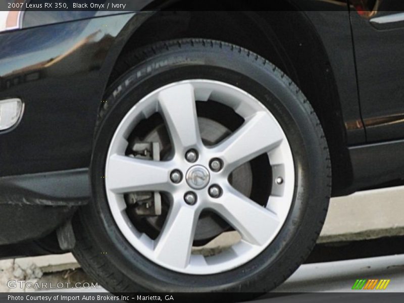 Black Onyx / Ivory 2007 Lexus RX 350