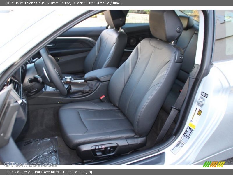 Glacier Silver Metallic / Black 2014 BMW 4 Series 435i xDrive Coupe