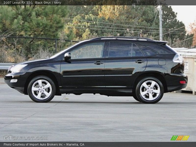 Black Onyx / Ivory 2007 Lexus RX 350