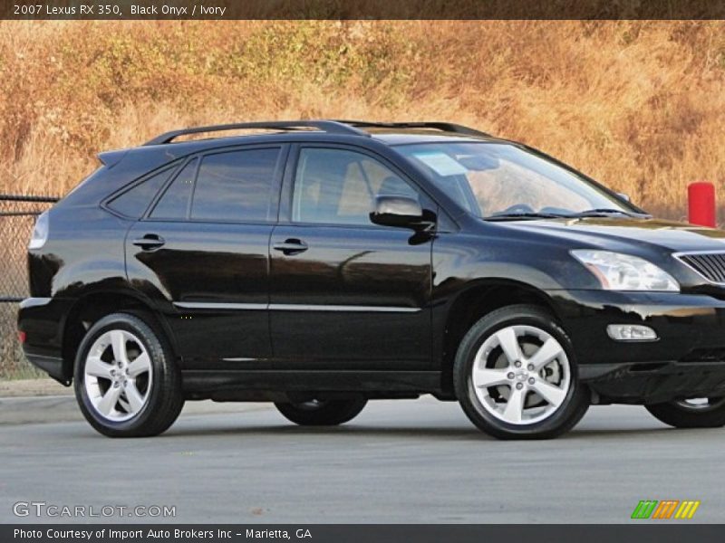 Black Onyx / Ivory 2007 Lexus RX 350