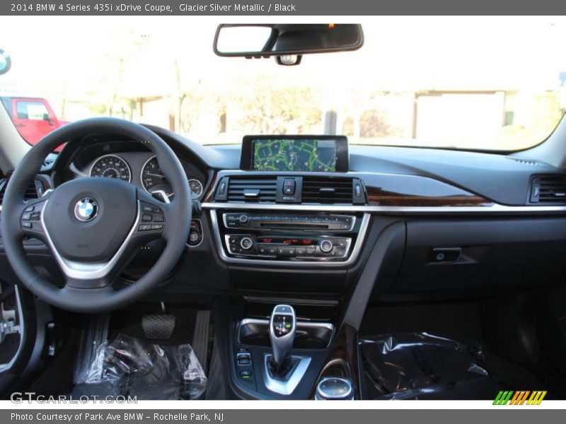 Glacier Silver Metallic / Black 2014 BMW 4 Series 435i xDrive Coupe