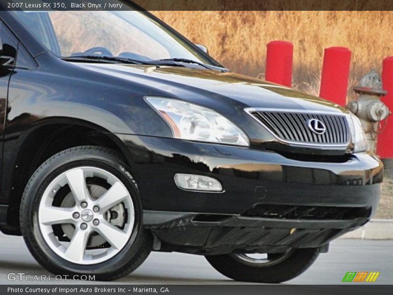 Black Onyx / Ivory 2007 Lexus RX 350
