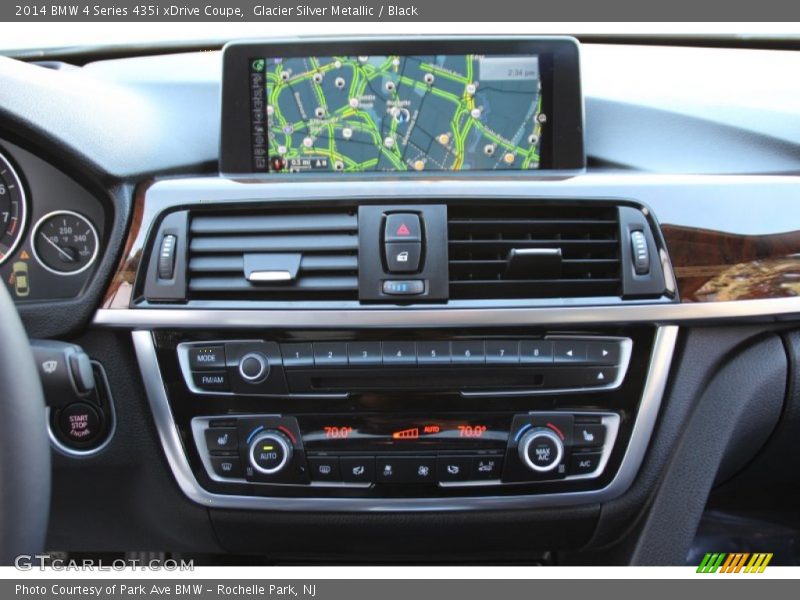 Glacier Silver Metallic / Black 2014 BMW 4 Series 435i xDrive Coupe