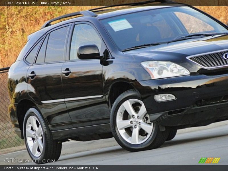 Black Onyx / Ivory 2007 Lexus RX 350