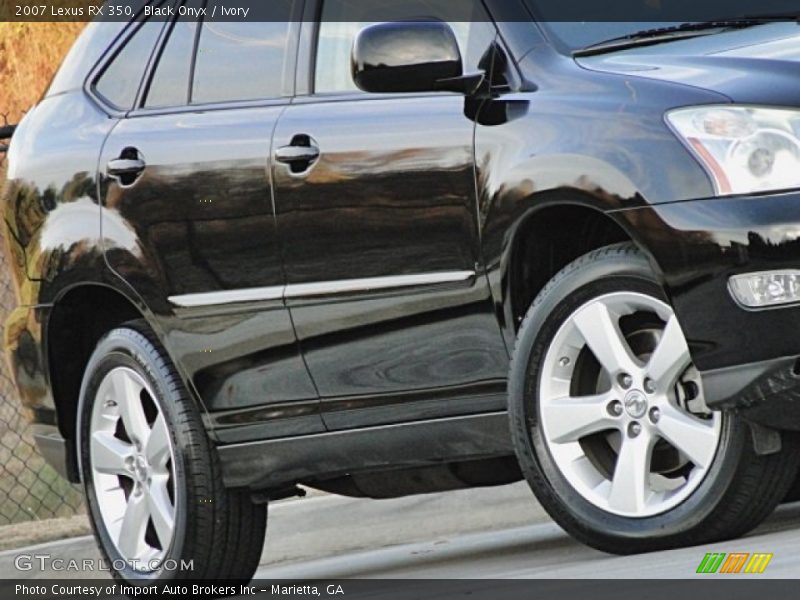 Black Onyx / Ivory 2007 Lexus RX 350