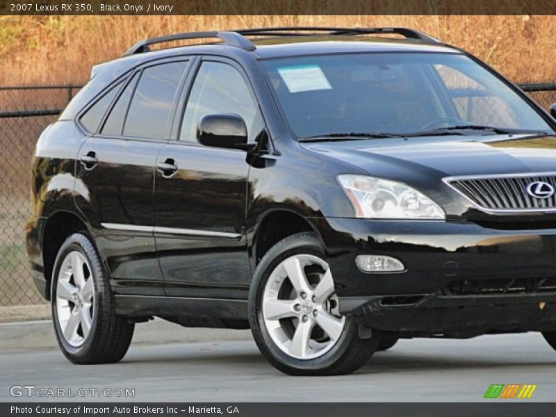 Black Onyx / Ivory 2007 Lexus RX 350