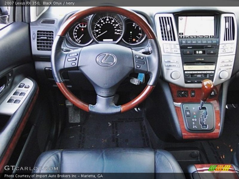Black Onyx / Ivory 2007 Lexus RX 350