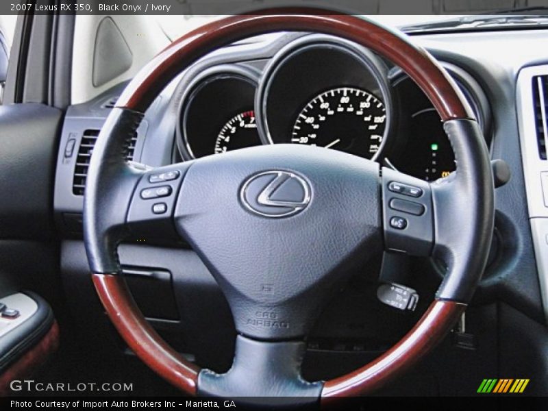 Black Onyx / Ivory 2007 Lexus RX 350