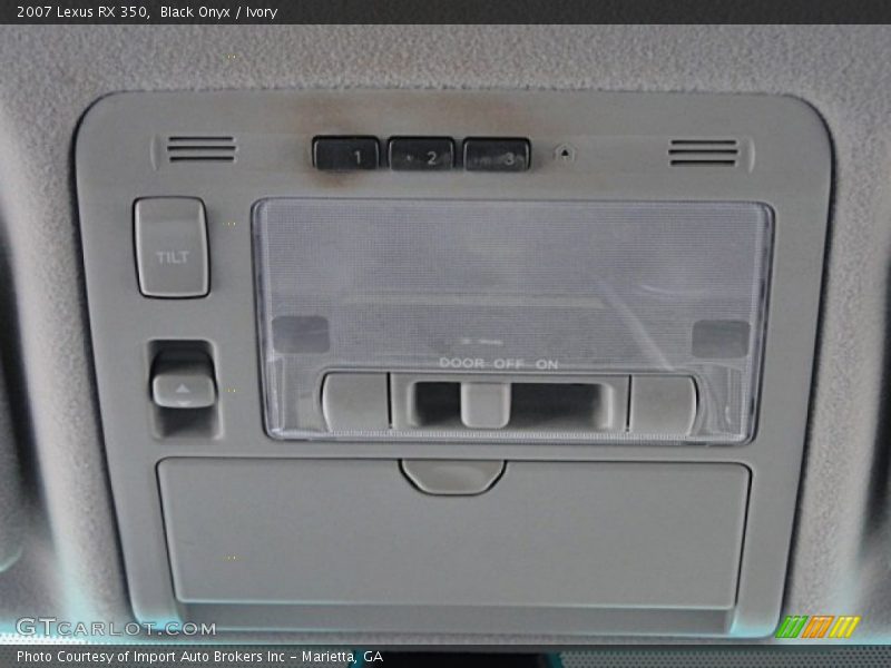 Black Onyx / Ivory 2007 Lexus RX 350