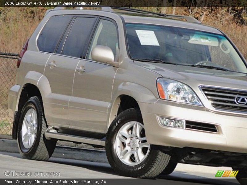 Savannah Beige Metallic / Ivory 2006 Lexus GX 470