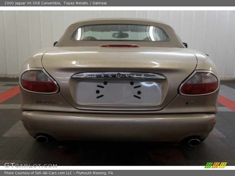 Topaz Metallic / Oatmeal 2000 Jaguar XK XK8 Convertible