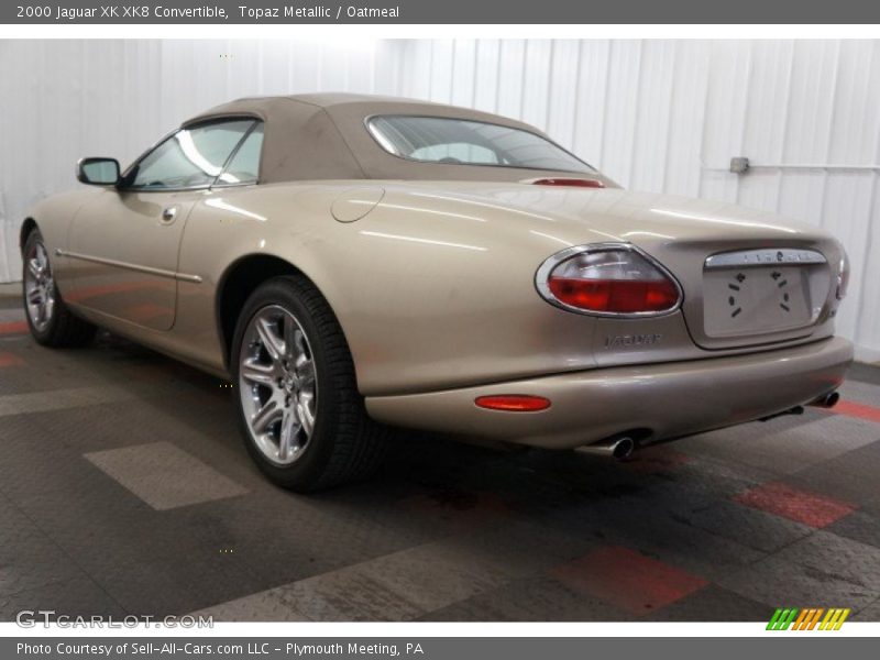 Topaz Metallic / Oatmeal 2000 Jaguar XK XK8 Convertible